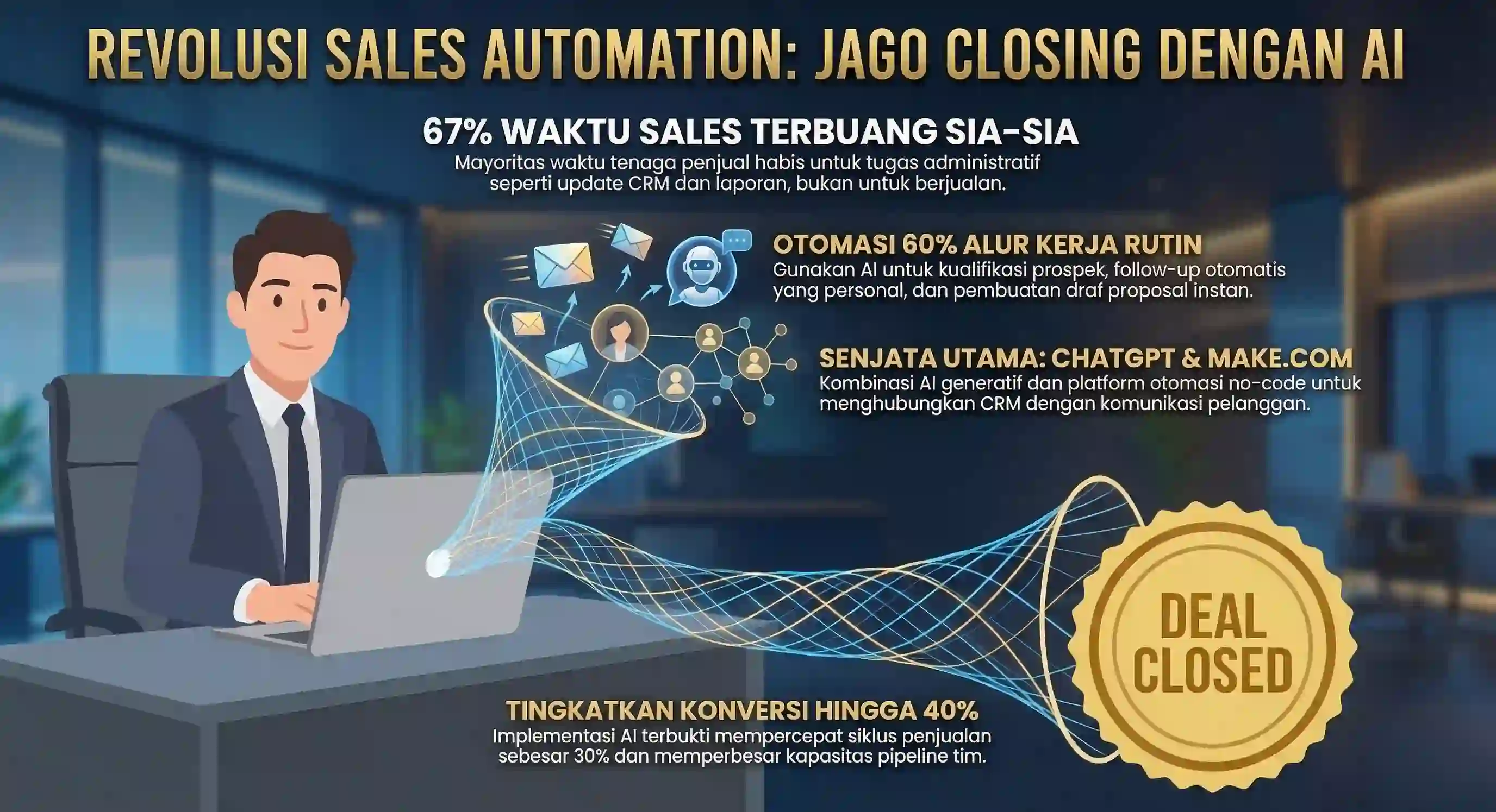 Pelatihan AI untuk Sales Automation